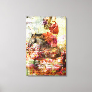 Lienzo Él me llama amigo