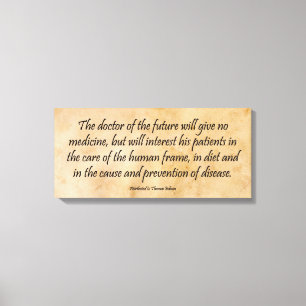 Lienzo El médico del futuro