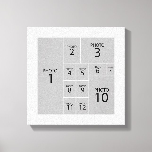 Lienzo El mejor creador de colecciones Crear 12 fotos (Anverso)