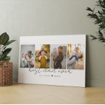 Lienzo El mejor padre de la historia 4 fotos Collage de f<br><div class="desc">Este es un lienzo con 4 fotos,  el texto mejor papá de la historia y el mensaje de su personalizado. Este es el regalo perfecto para papá por el día del padre,  su cumpleaños o Navidades. Fotos de prostooleh / Freepik.</div>