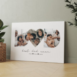 Lienzo El mejor regalo de Collage de fotos moderno para e