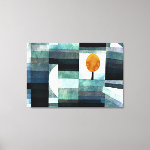 Lienzo El mensajero de otoño de Paul Klee