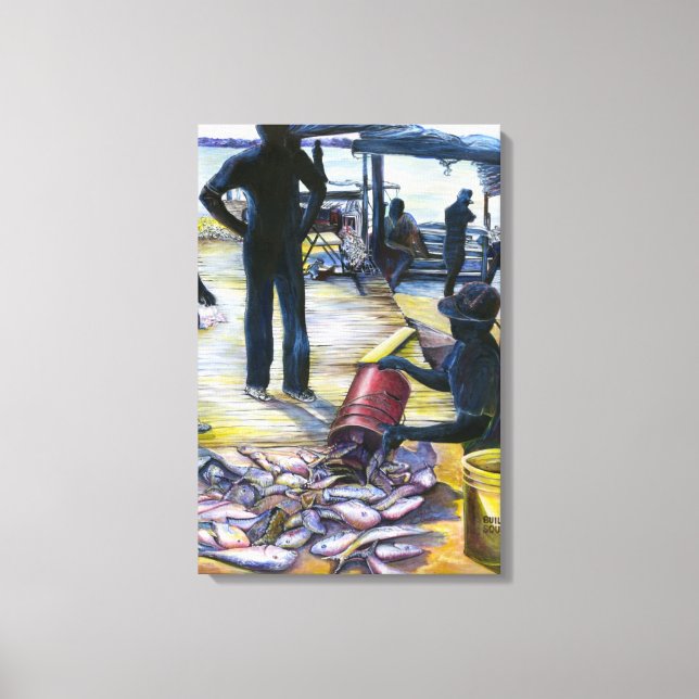 Lienzo El menú de hoy Bahamas (Anverso)