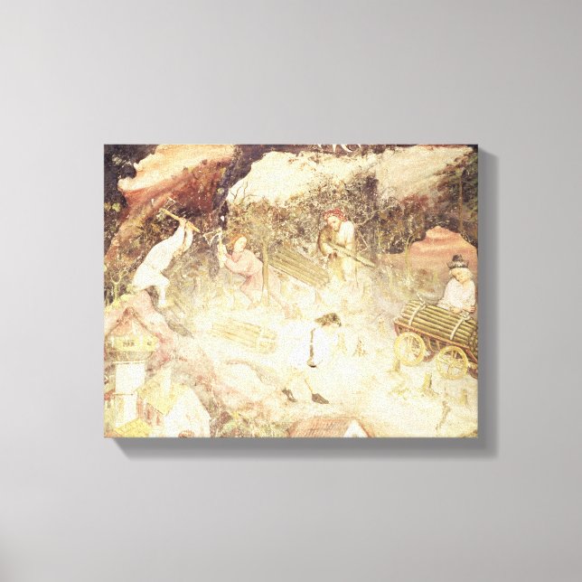 Lienzo El mes de diciembre (Anverso)