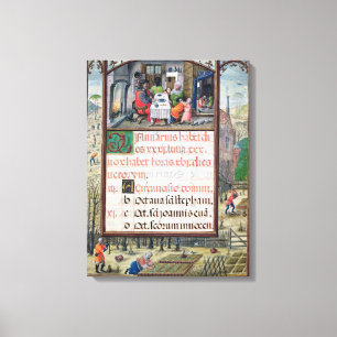 Lienzo El mes de enero