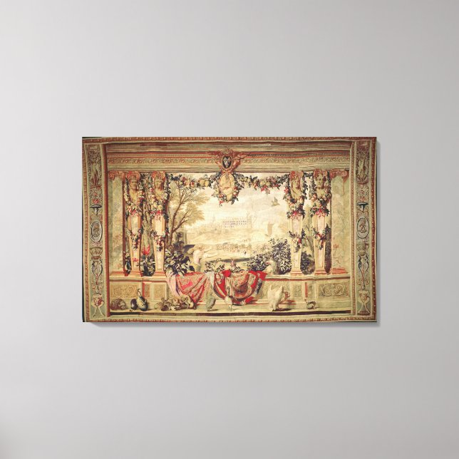 Lienzo El Mes de Noviembre/ Chateau de Blois (Anverso)