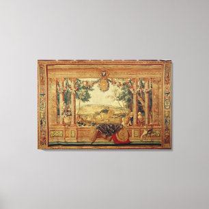 Lienzo El mes del castillo francés de junio de