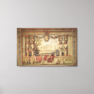 Lienzo El mes del castillo francés de noviembre de Blois