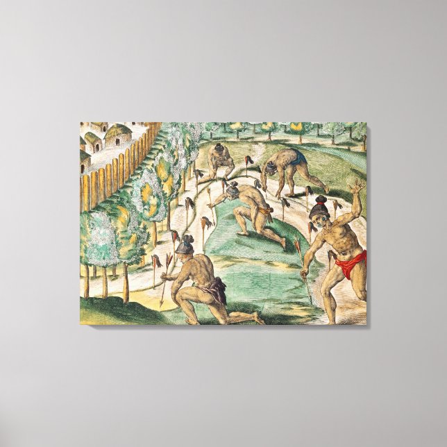 Lienzo El método de declarar la guerra (Anverso)