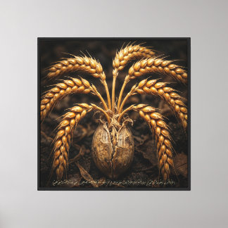 Lienzo El Milagro del Grano Único – Lujo Islámico