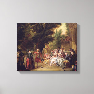 Lienzo El minué debajo del roble, 1787