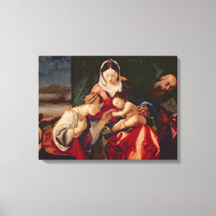 Lienzo El místico matrimonio de Santa Catalina, 1505/8