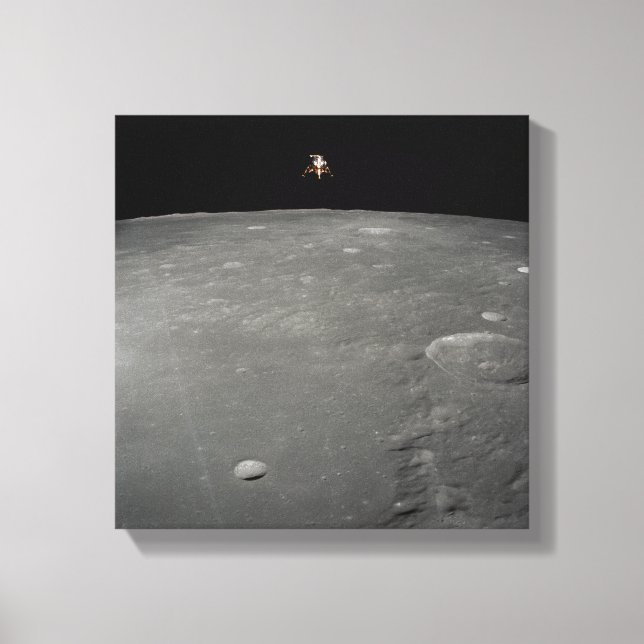 Lienzo El módulo lunar Apollo 12 Intrepid (Anverso)
