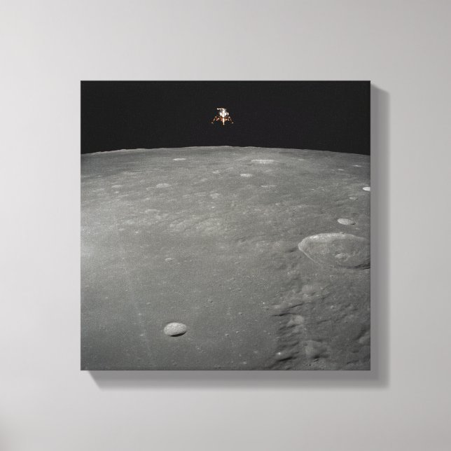 Lienzo El módulo lunar Apollo 12 Intrepid (Anverso)