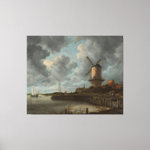 Lienzo El molino de viento en Wijk bij Duurstede, Jacob I