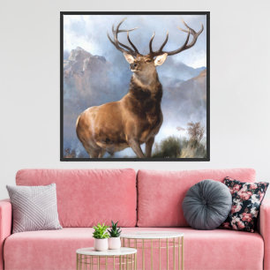 Lienzo El Monarca del Glen de Sir Edwin Landseer