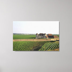 Lienzo El monasterio del siglo XVI de Clos de Vougeot y