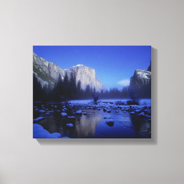 Lienzo El Monte El Capitán, Parque Nacional Yosemite, (Anverso)