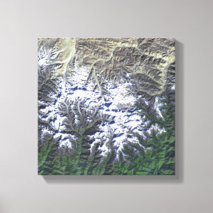 Lienzo El monte Everest