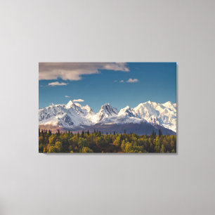 Lienzo El monte McKinley el Alaska