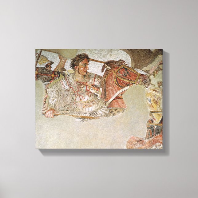 Lienzo El mosaico de Alejandro (Anverso)