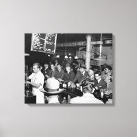 El mostrador de almuerzo de Pete, 1950