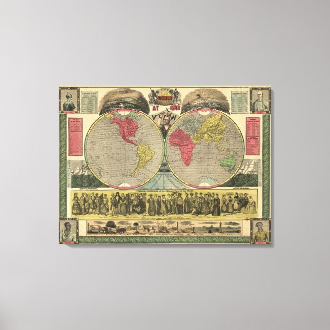 Lienzo El mundo desde una perspectiva (Anverso)