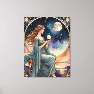 Lienzo el mundo - tarot