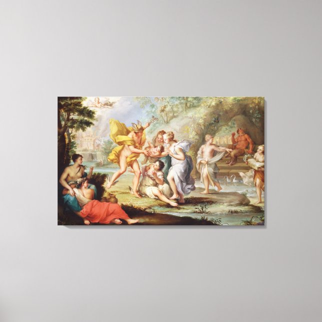Lienzo El nacimiento de Baco (Anverso)