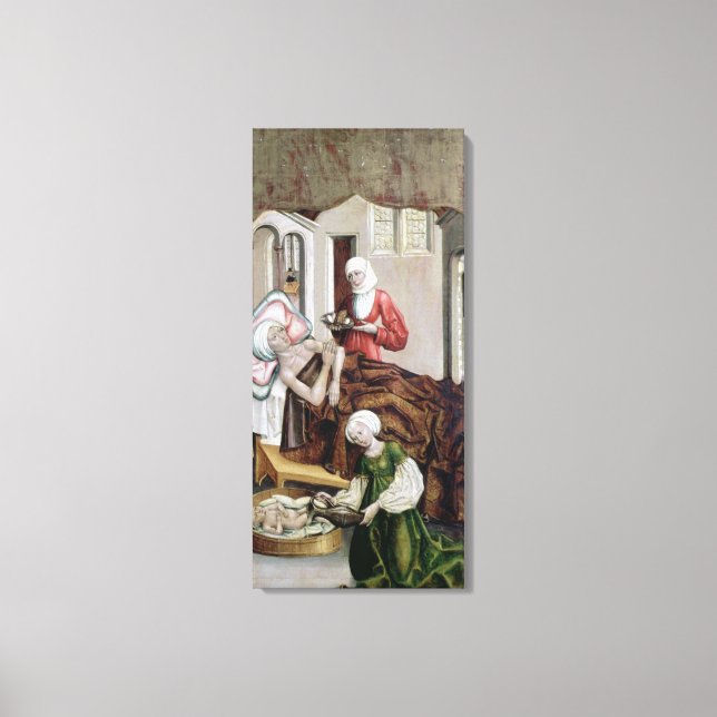 Lienzo El nacimiento de San Juan Bautista (Anverso)