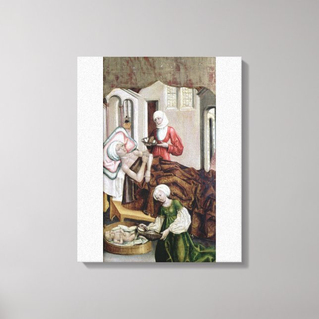 Lienzo El nacimiento de San Juan Bautista (Anverso)