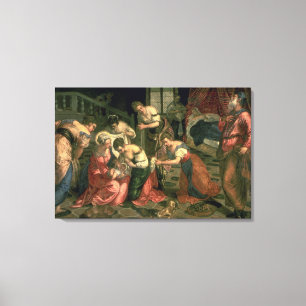 Lienzo El nacimiento de St. John el Bautista, 1550-59