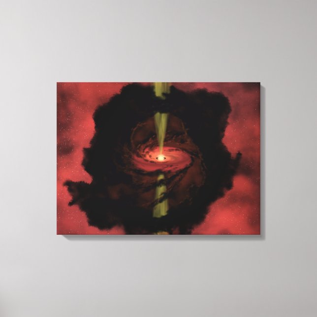 Lienzo El nacimiento de una estrella (Anverso)