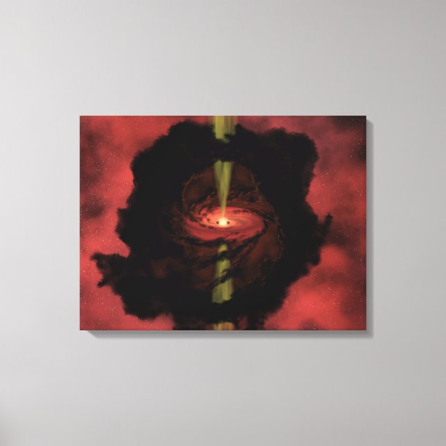 Lienzo El nacimiento de una estrella (Anverso)