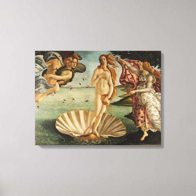 Lienzo El nacimiento de Venus (Anverso)