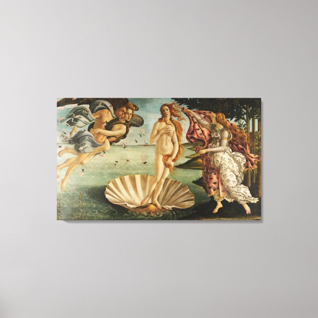 Lienzo El nacimiento de Venus (Anverso)