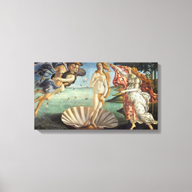 Lienzo El nacimiento de Venus por Sandro Botticelli (Anverso)