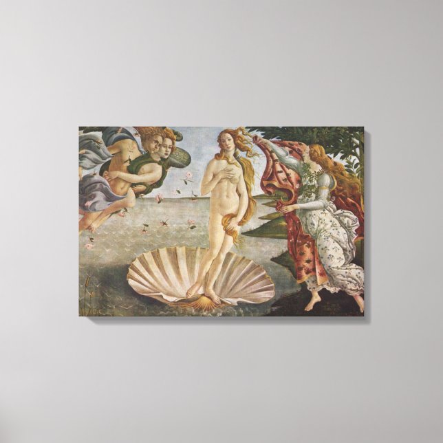 Lienzo El nacimiento de Venus Sandro Botticelli (Anverso)