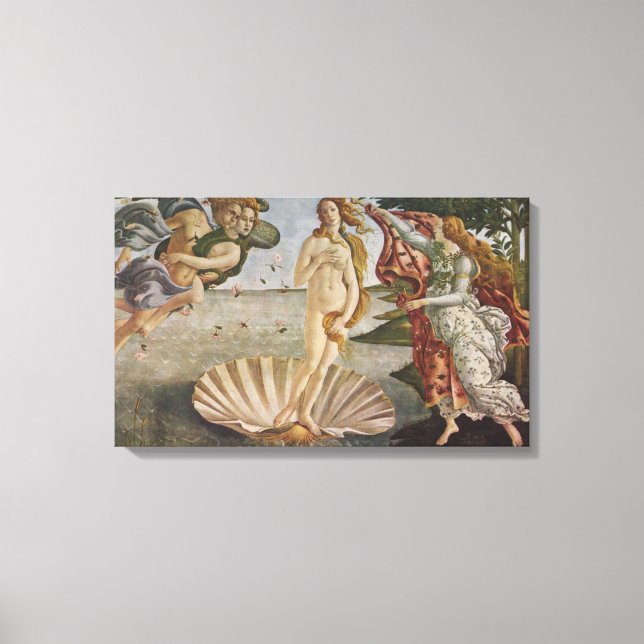 Lienzo El nacimiento de Venus Sandro Botticelli (Anverso)