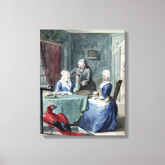 Lienzo El naturalista (Anverso)