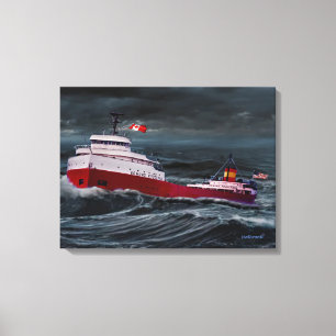 LIENZO EL NAUFRAGIO DEL EDMUND FITZGERALD