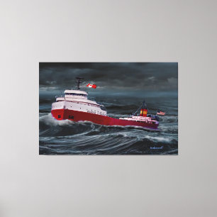 LIENZO EL NAUFRAGIO DEL EDMUND FITZGERALD