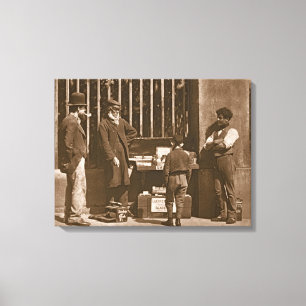 Lienzo El negro de zapato dramático, 1876-77