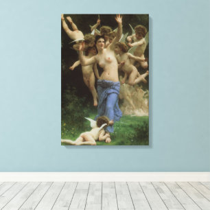 Lienzo El Nido de Avispas de William Adolphe Bouguereau
