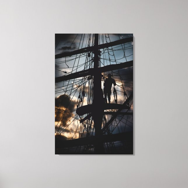 Lienzo El nido de los cuervos (Anverso)