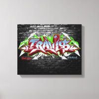El nombre de Travis en el graffiti