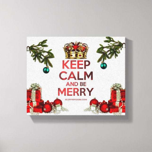 Lienzo El nombre o árbol artístico de la Feliz Navidad de (Anverso)