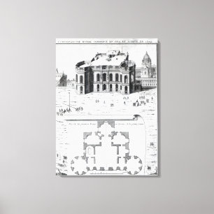 Lienzo El Observatorio Real de París, 1741