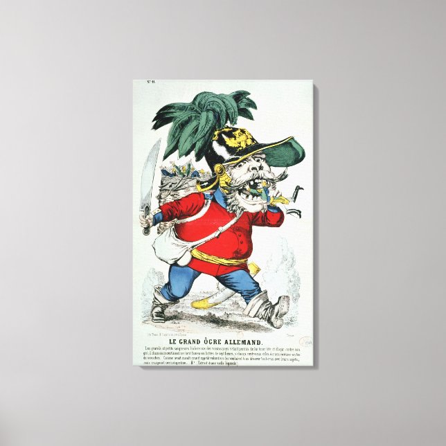 Lienzo El Ogre Alemán Gigante (Anverso)