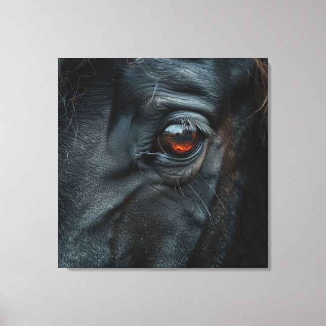 Lienzo El Ojo De La Oscuridad (Anverso)